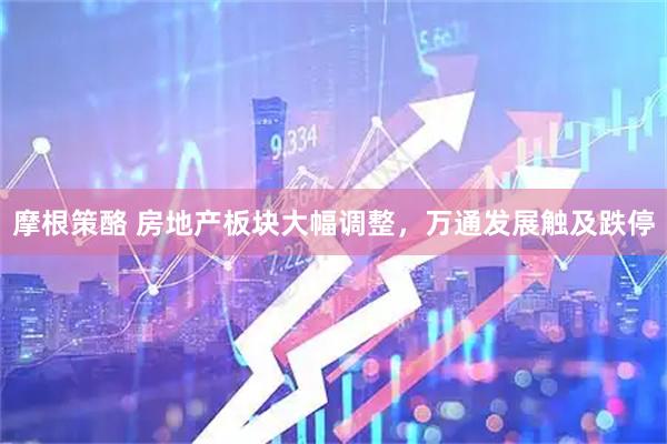 摩根策酪 房地产板块大幅调整，万通发展触及跌停